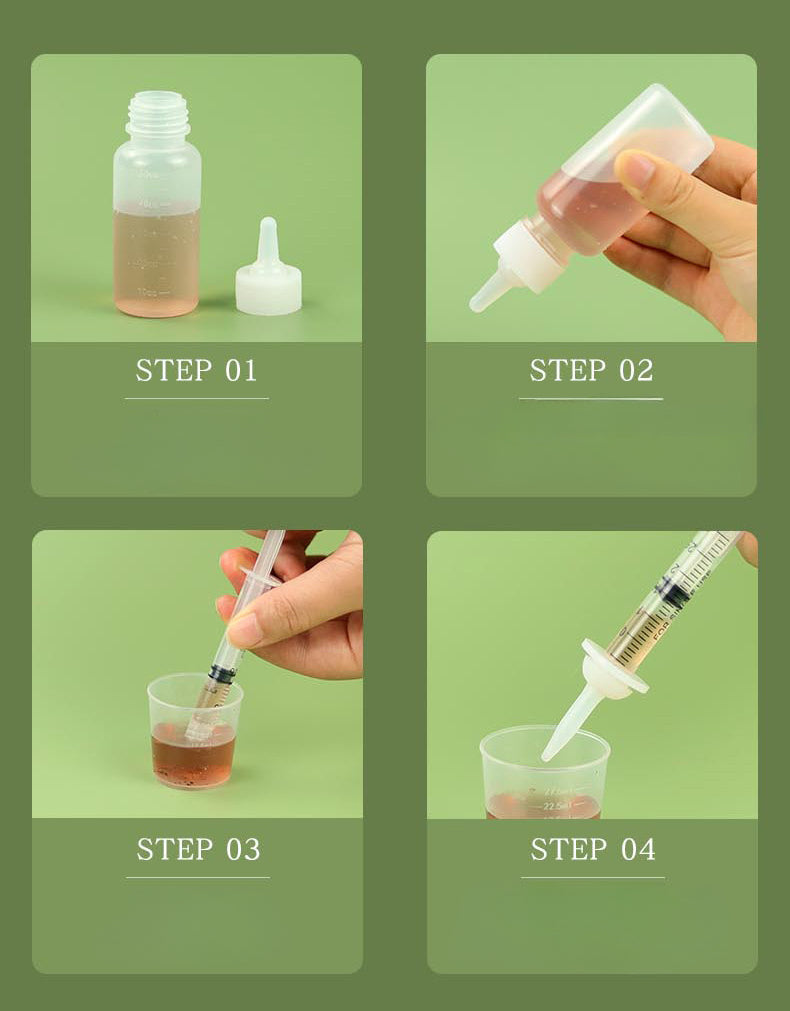 Pet Nursing Kit: Feeder Bottle and Syringe Set for pets