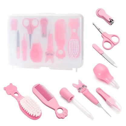13/20PCS Baby Grooming and Health Kit Safety Care Set Newborn Nursery Health Care Set with Hair Comb Nail Trimmer Nose Cleaner