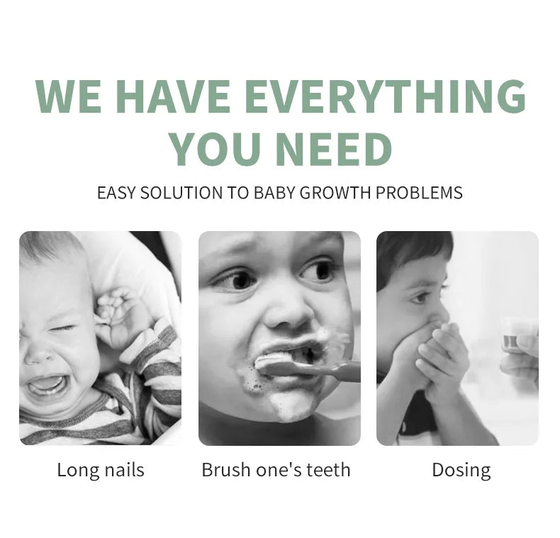 13/20PCS Baby Grooming and Health Kit Safety Care Set Newborn Nursery Health Care Set with Hair Comb Nail Trimmer Nose Cleaner