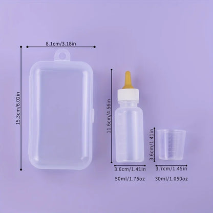 Pet Nursing Kit: Feeder Bottle and Syringe Set for pets