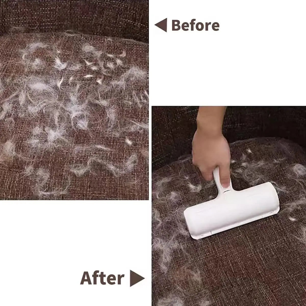 Self-Cleaning Pet Hair & Fur Remover Roller for Dogs & Cats