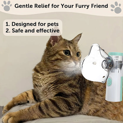 Silent Mesh Portable Pet Nebulizer