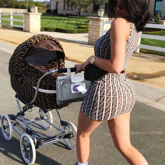 Portable Diaper Changing Pad Waterproof Travel Changing Kit Baby Travel Outdoor Changing Pad Baby Shower Gift Gray