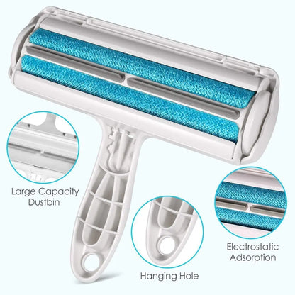 Self-Cleaning Pet Hair & Fur Remover Roller for Dogs & Cats