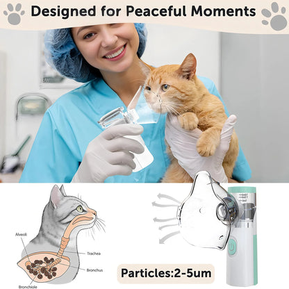 Silent Mesh Portable Pet Nebulizer