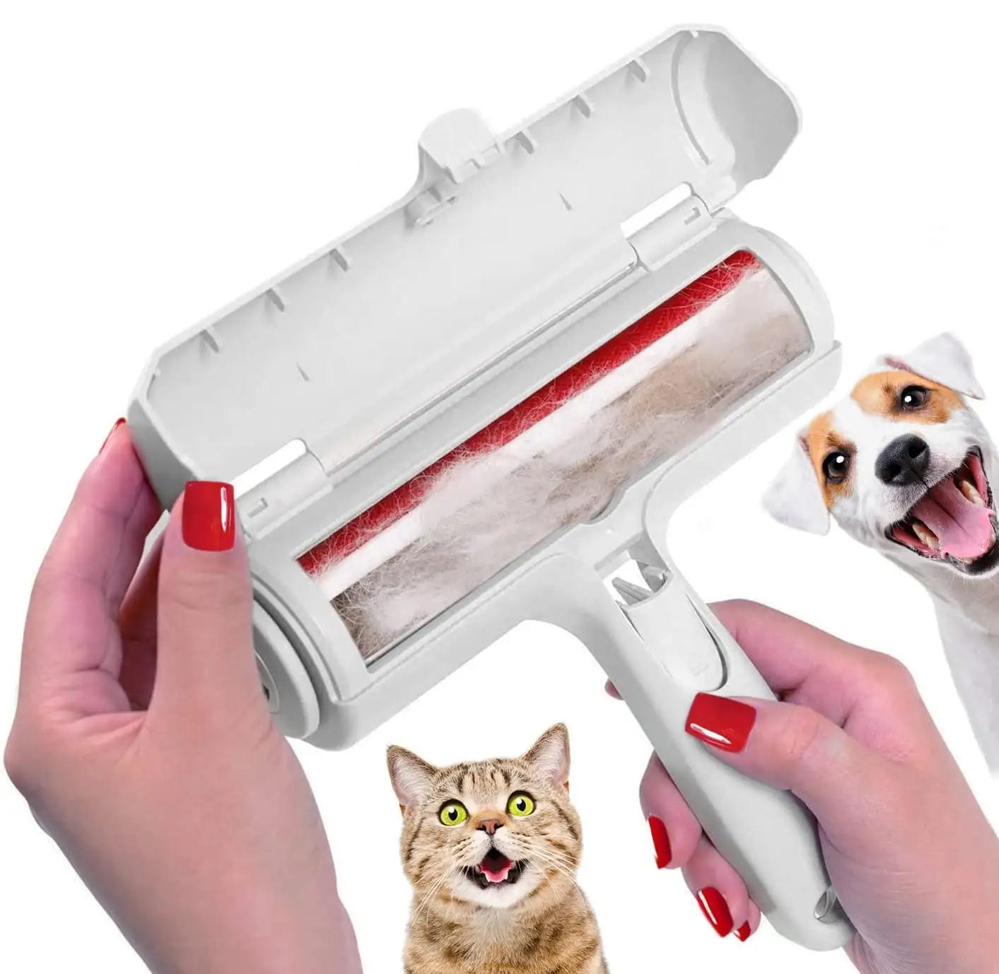 Self-Cleaning Pet Hair & Fur Remover Roller for Dogs & Cats